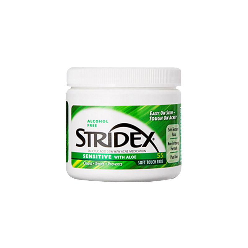stridex 水楊酸清潔棉片 綠色0.5%水楊酸（溫和型）