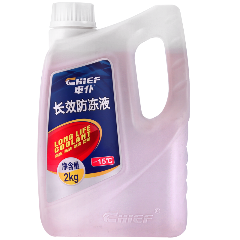 PLUS會員、概率券：CHIEF 車仆 汽車防凍液 紅色 -15℃ 2kg