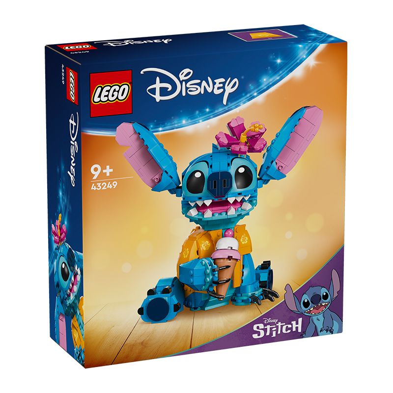 百億補貼：LEGO 樂高 積木迪士尼43249史迪奇9歲+男女孩兒童玩具模型生日禮物
