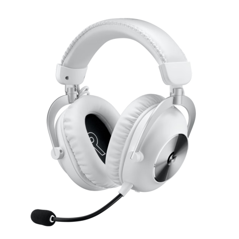 羅技（G）PRO X 2代無線藍牙三模游戲耳機麥克風狗屁香GPX2二代電競耳機7.1環繞聲電腦頭戴式送男生男友情人 GPRO X 2代白色