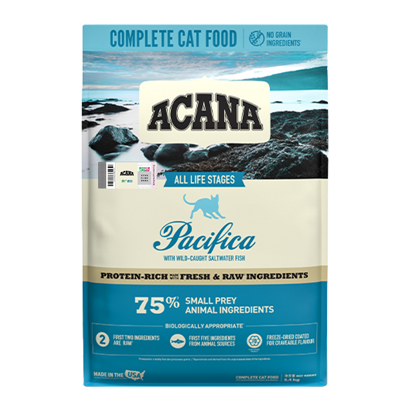 ACANA 愛肯拿 海洋盛宴系列 無谷深海魚全階段貓糧 5.4kg