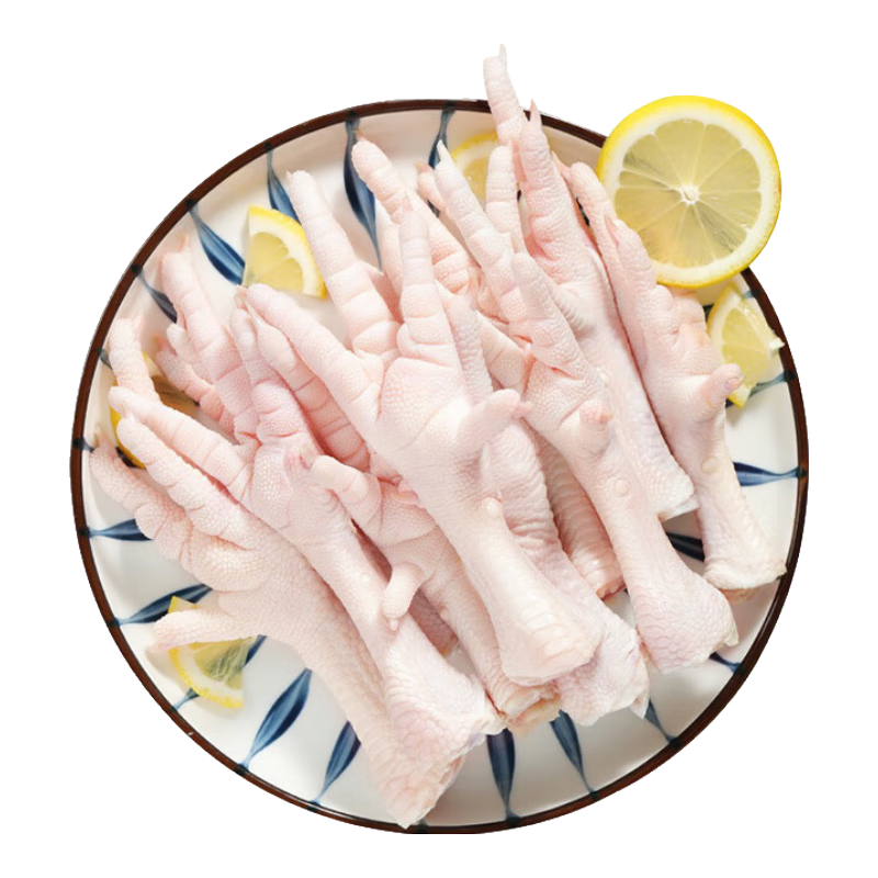 大用單凍雞爪 2斤 冷凍雞肉白羽雞 鹵雞爪 檸檬雞爪食材 清真食品