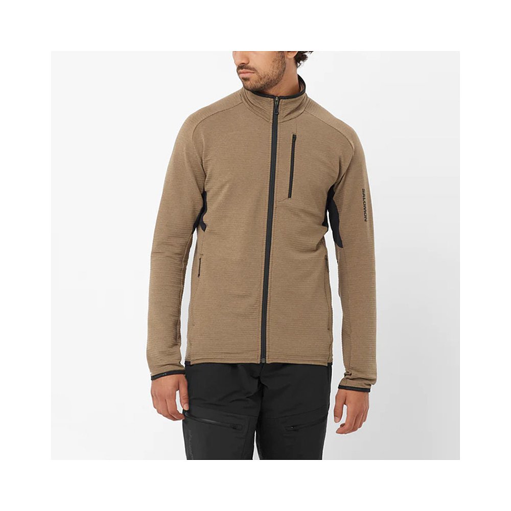 salomon 薩洛蒙 日本直郵Salomon 男士 Essential Light Warm FZ 夾克 保暖 露營