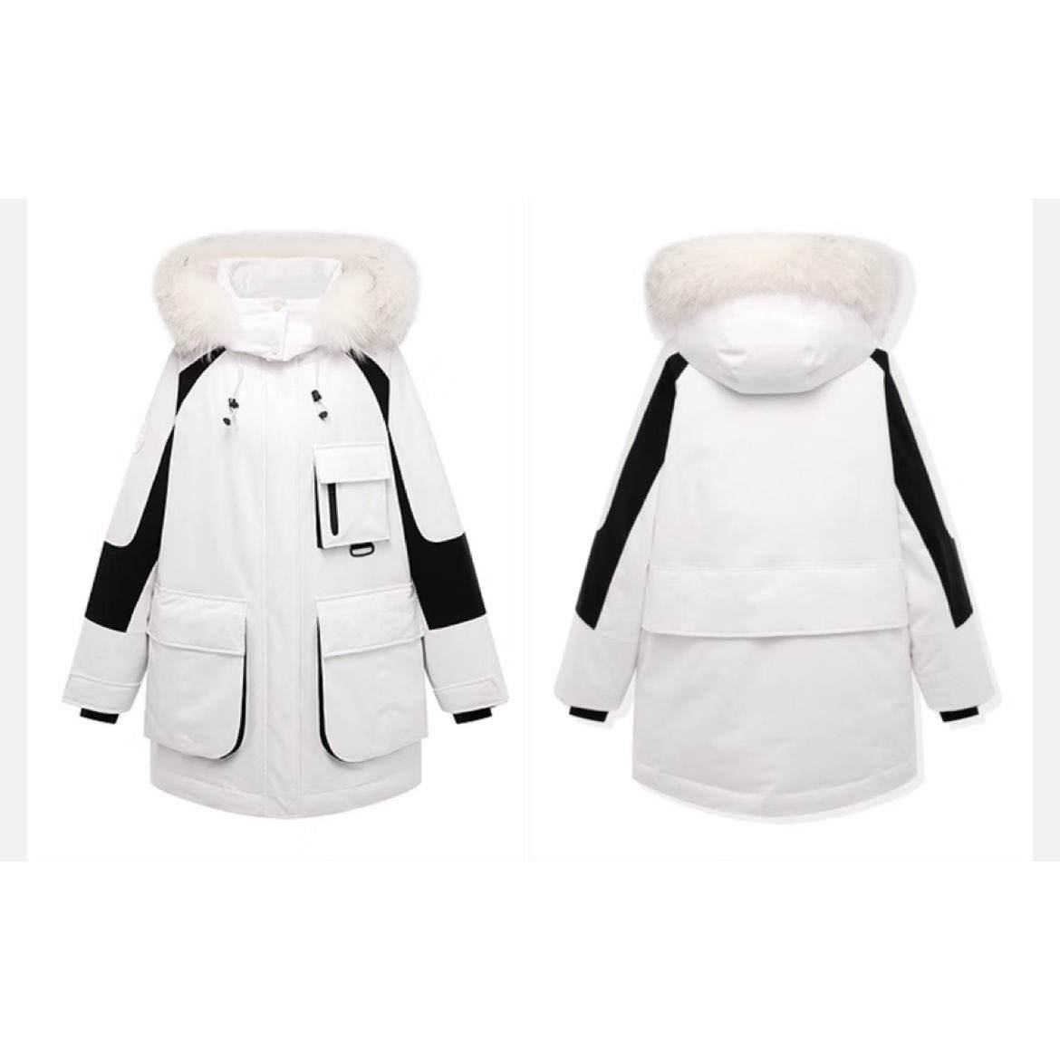 太平鳥 工裝派克羽絨服外套