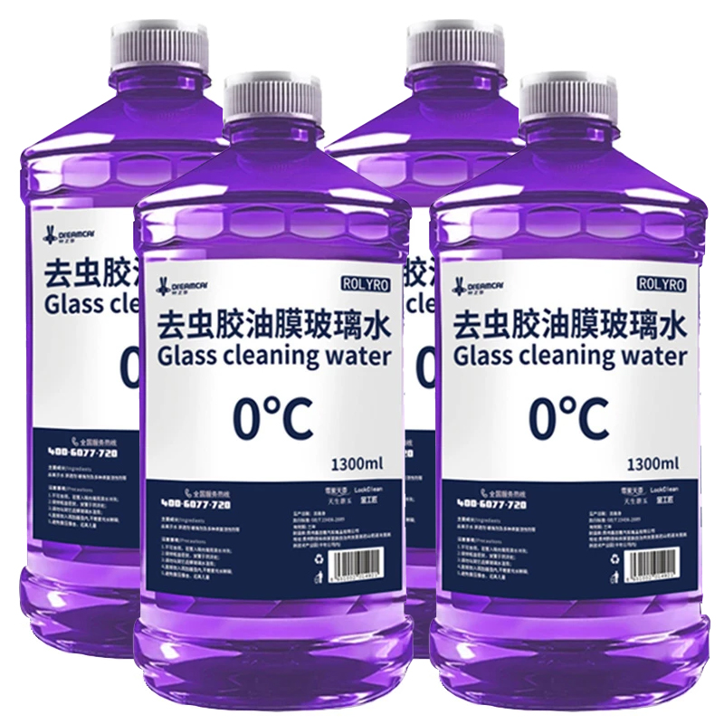 軒之夢 DREAMCAR 夏季必備 去蟲膠油膜玻璃水 0度 1300ml*4桶