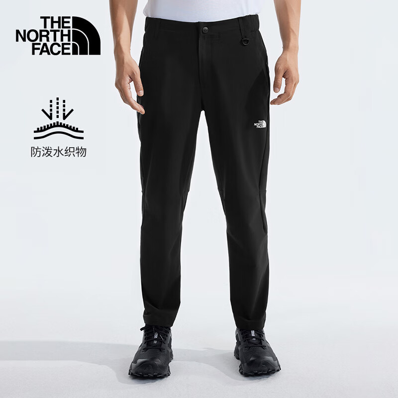 THE NORTH FACE 北面 長褲男褲24秋冬戶外防風(fēng)DWR防潑水運動休閑長褲89ZU JK3/宇宙黑/曬單評價有禮 36/XL/180