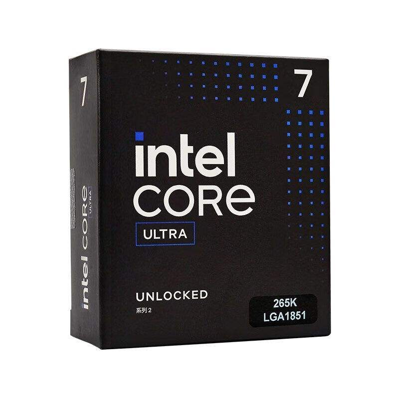 百億補貼：intel 英特爾 Ultra 7 265K 20核20線程 全新盒裝原包CPU處理器