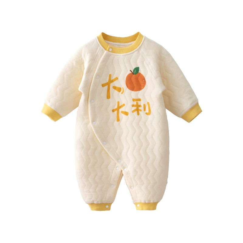 yinbeeyi 嬰蓓依 寶寶衣服空氣棉連體衣秋冬保暖夾棉