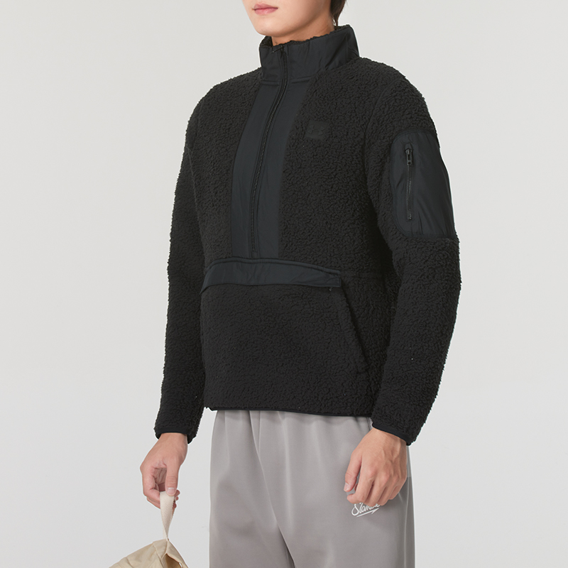 88VIP會員：安德瑪 Sherpa 男款半拉鏈衛(wèi)衣 1373847-001-082626