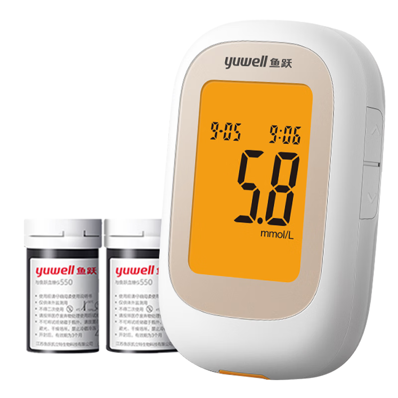 國補、PLUS：魚躍 血糖儀 550、【國標升級精準】550型+50試紙