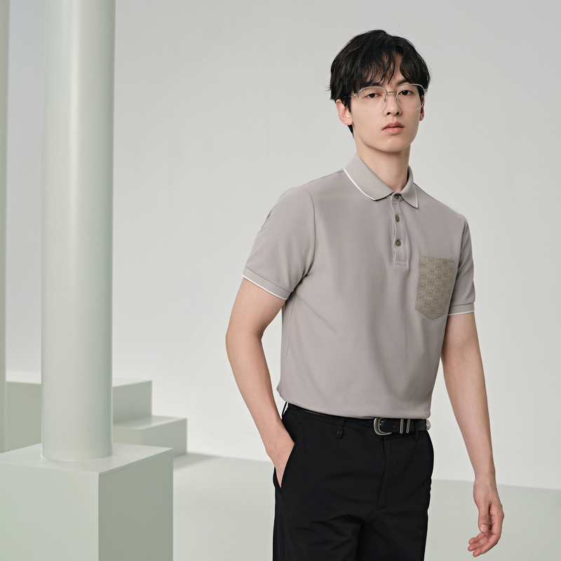 GXG 男裝 潮流休閑商務時尚百搭男士polo衫