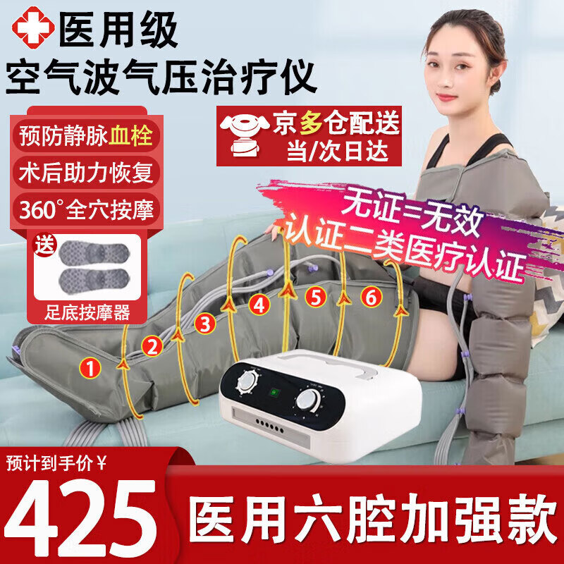 限移動端：主機+雙下肢（家用醫用肢體疏通充氣泵B02