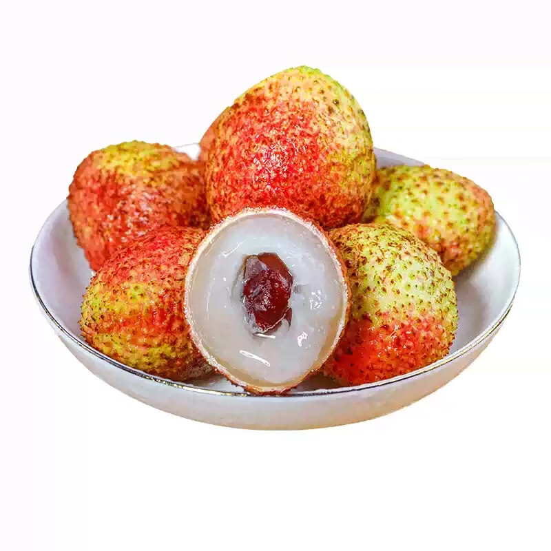 需首購:京豐味廣東妃子笑荔枝 新鮮水果 5斤裝單粒18-22g 凈重 4.5斤
