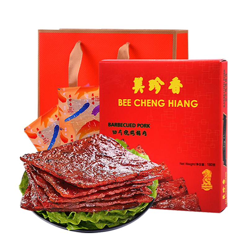 88VIP會(huì)員：BEE CHENG HIANG 美珍香 切片燒烤豬肉180g＊1袋