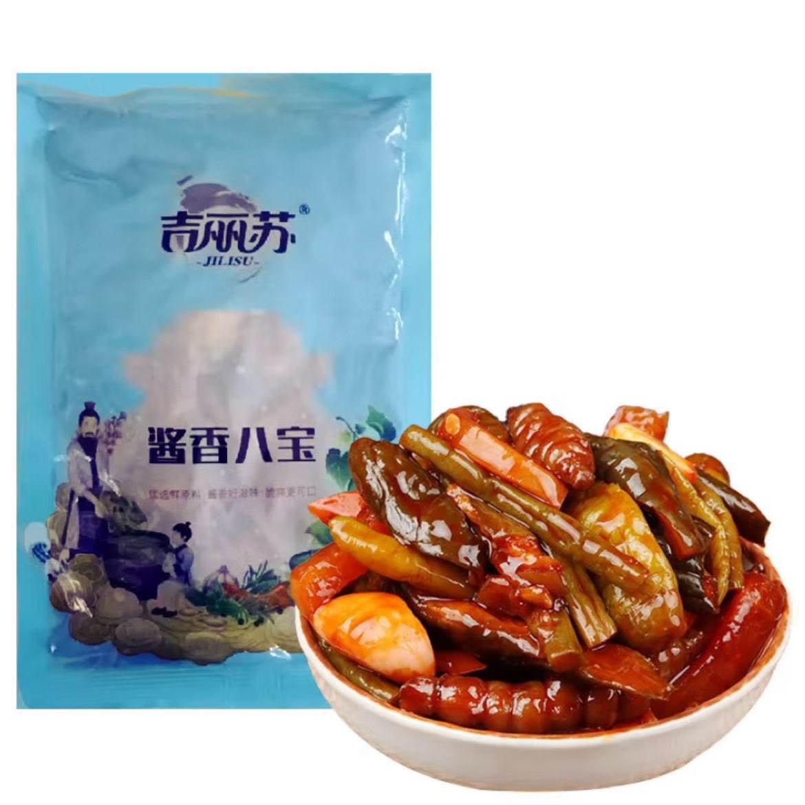 吉麗蘇 醬香八寶菜480克*1袋
