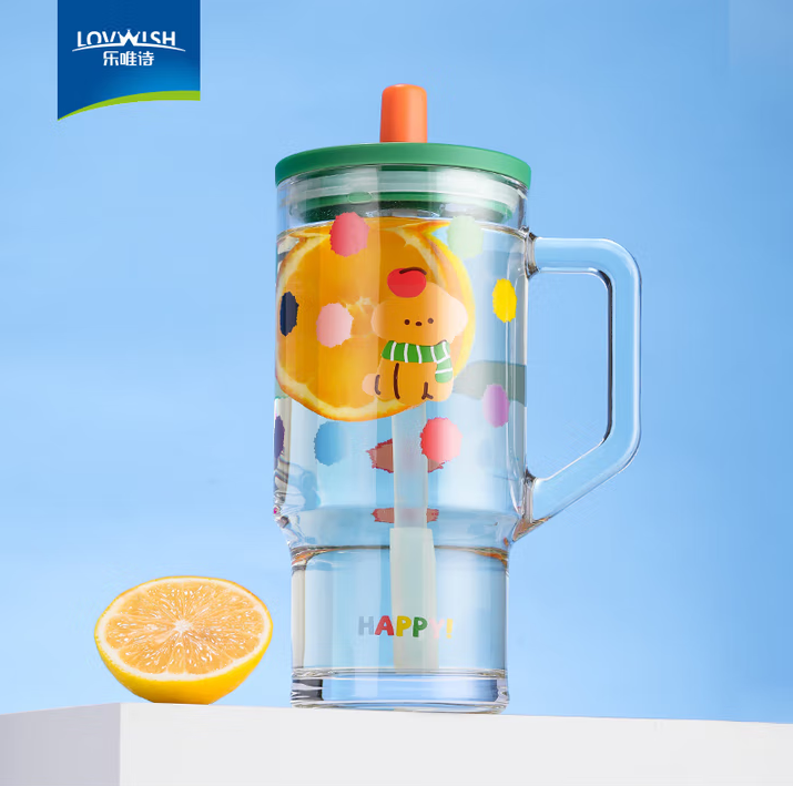 冷熱皆宜！Lovwish 樂唯詩 高顏值冰霸吸管杯 620ml 多色
