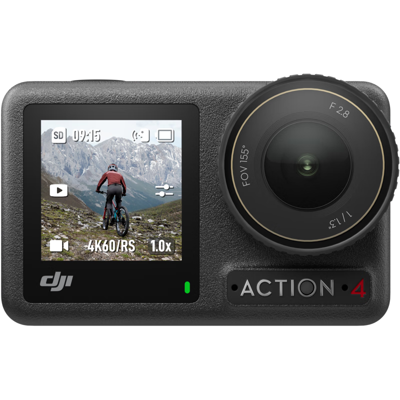 大疆【國家補貼】DJI Osmo Action 4靈眸運動相機摩托車山地公路騎行潛水防抖戶外vlog便攜式4k旅游