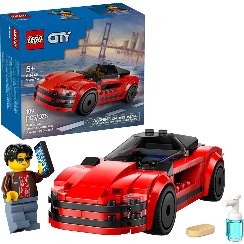 88VIP會員：樂高 LEGO 城市系列 60448 紅色跑車