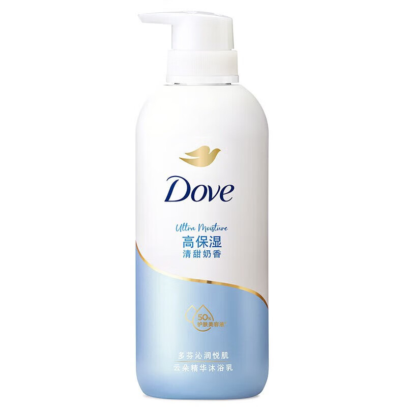 88VIP會員：Dove 多芬 精華沐浴露高保濕清甜奶香500g