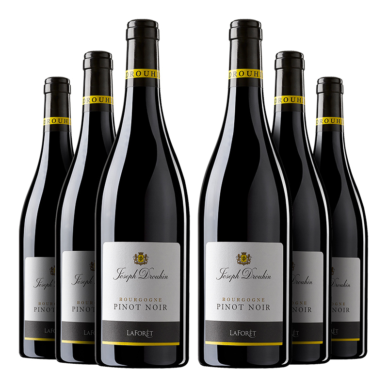 Joseph Drouhin 約瑟夫杜魯安酒莊 約瑟夫杜魯安（Joseph Drouhin ）拉佛瑞黑皮諾干紅葡萄酒Laforet Pinot Noir法國進口2020年份750ml*6瓶