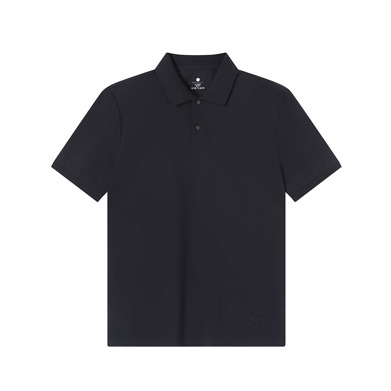 22點(diǎn)開(kāi)始：京東京造 桑蠶絲POLO短袖 2XL 黑色