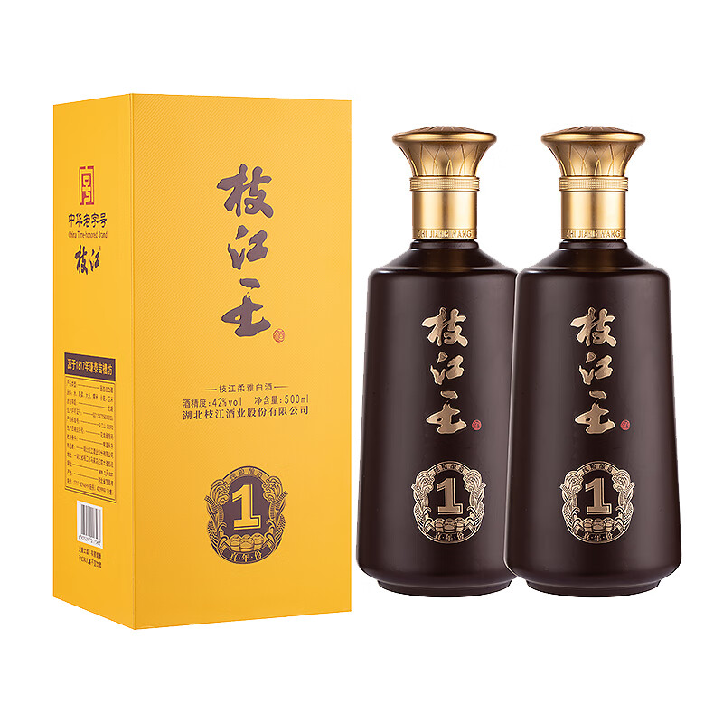 枝江 王真年份1 52度 500ml*2瓶 禮盒裝