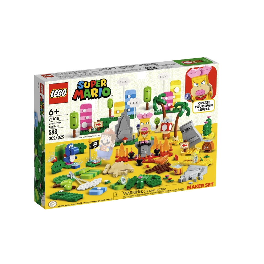 LEGO 樂高 超級馬里奧系列 71418 關(guān)卡設(shè)計師創(chuàng)意盒