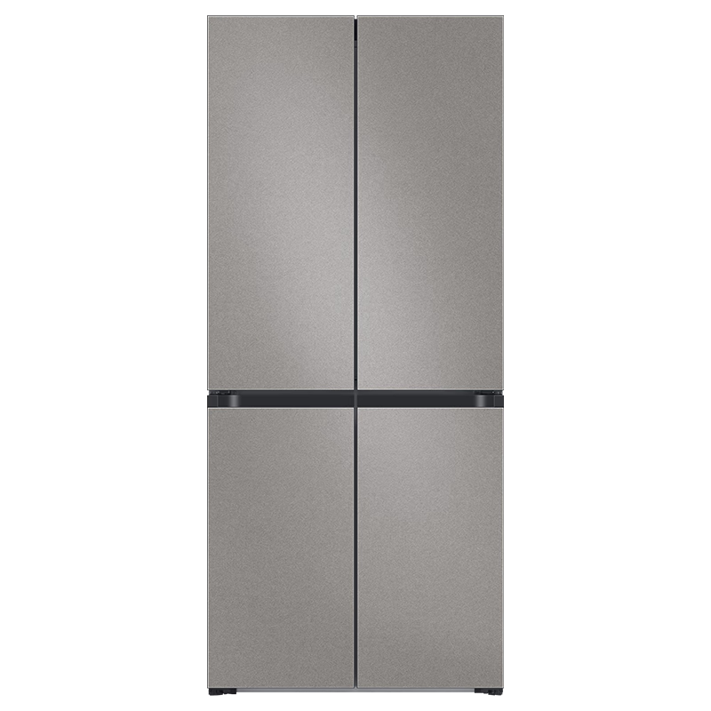 plus會員：SAMSUNG 三星 AI神冰箱8系優享款 RF50DG5151QQSC 501L四開門十字門三循環超薄零嵌冰箱 灰
