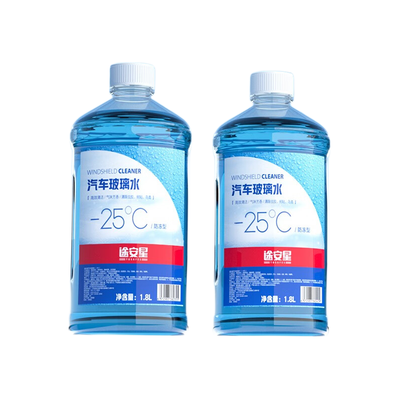 途虎 定制玻璃水 車用冬季玻璃水 -25℃ 2L*2瓶裝