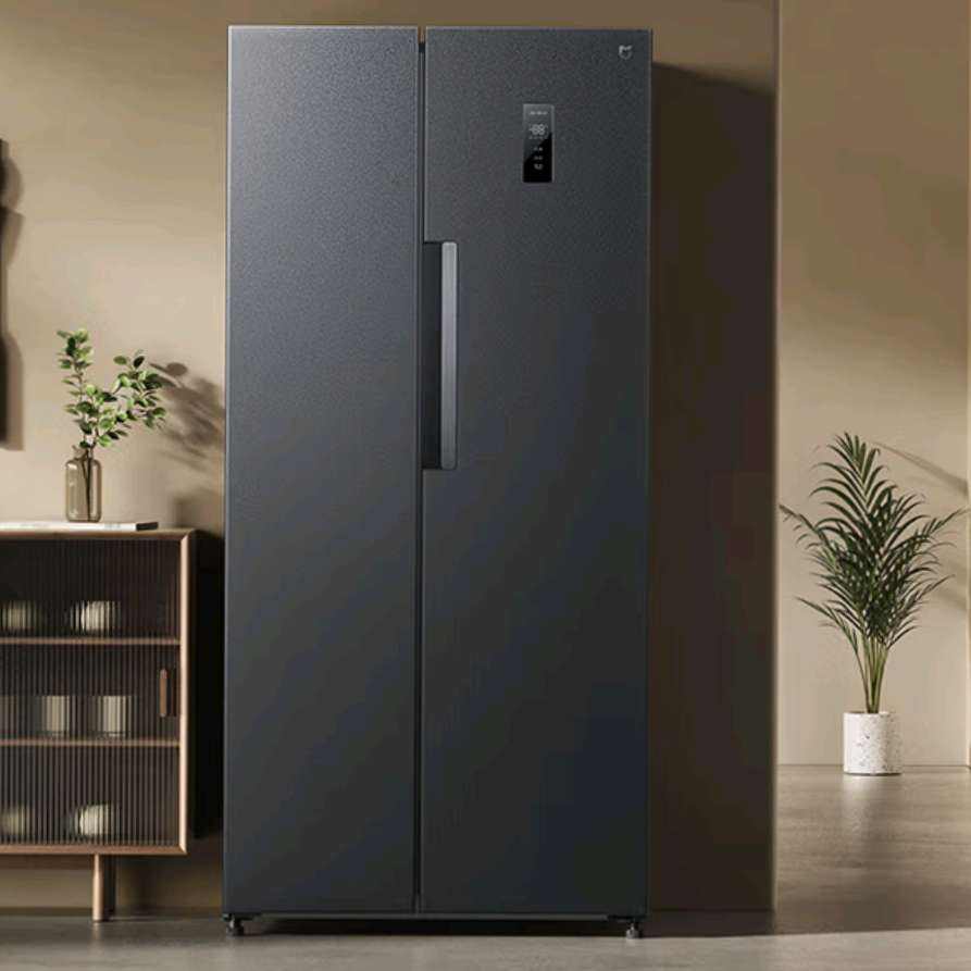 再降價、限地區、plus:米家小米501L對開門大容量家用冰箱BCD-501WMSA