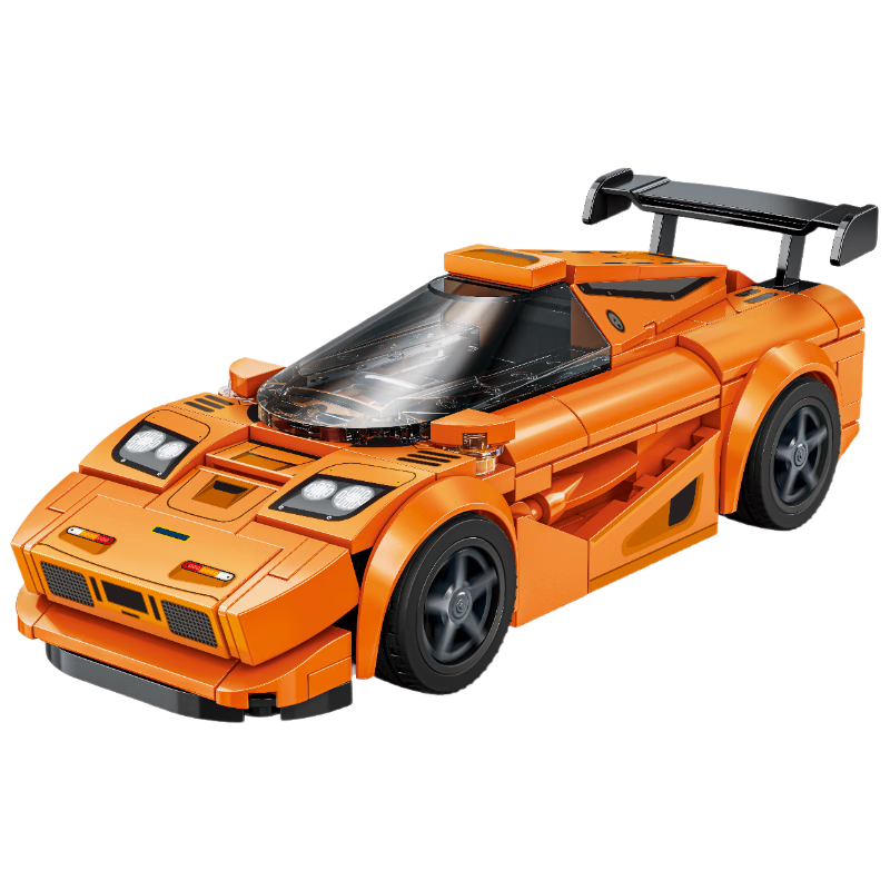 森寶積木 SEMBO BLOCK 名車(chē)世界 拼裝跑車(chē)仿真賽車(chē)模型（隨機(jī)1款）