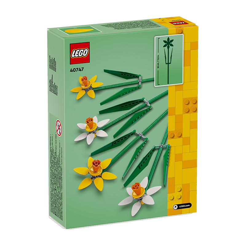 88VIP會員：LEGO 樂高 水仙花40747兒童拼搭積木玩具官方