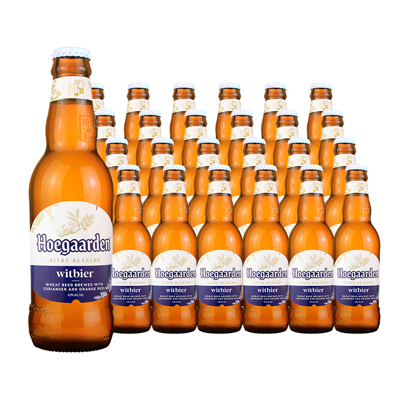 福佳 Hoegaarden 白啤比利時風(fēng)味精釀小麥白啤酒 330ml*24瓶