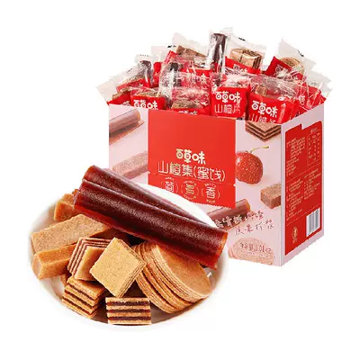 88VIP：百草味 山楂集 500g