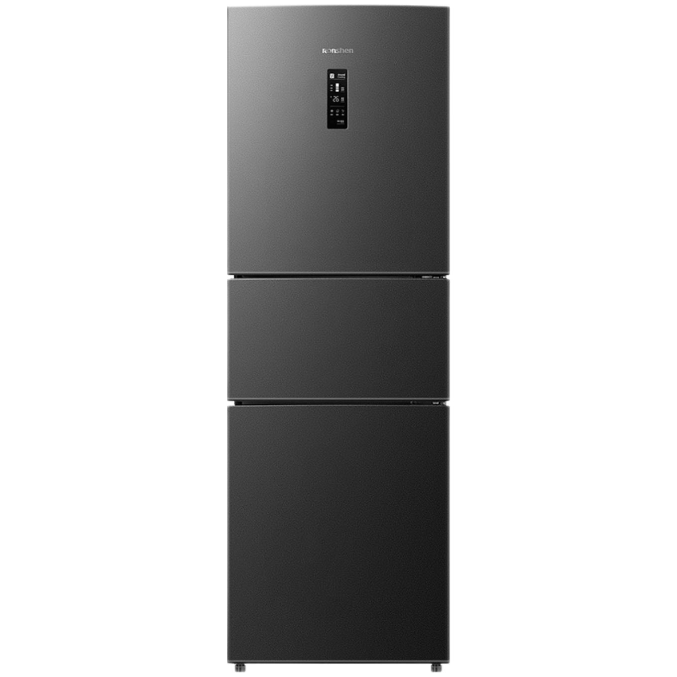 Ronshen 容聲 BCD-252WD18NP 風冷三門冰箱 252L 墨韻灰