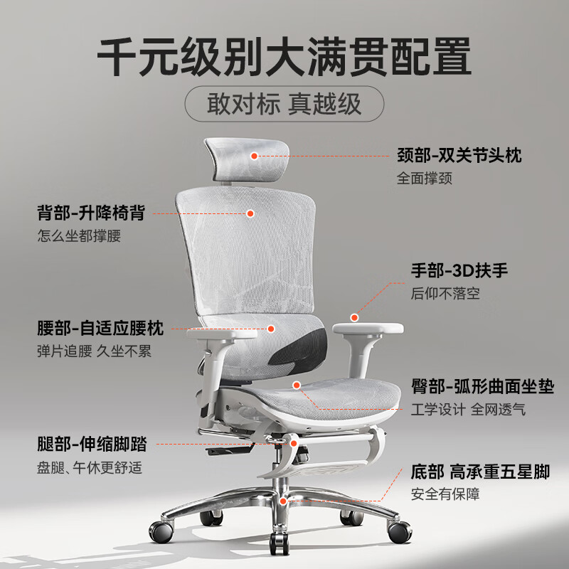 西昊 Vito M90 人體工學(xué)電腦椅 黑色