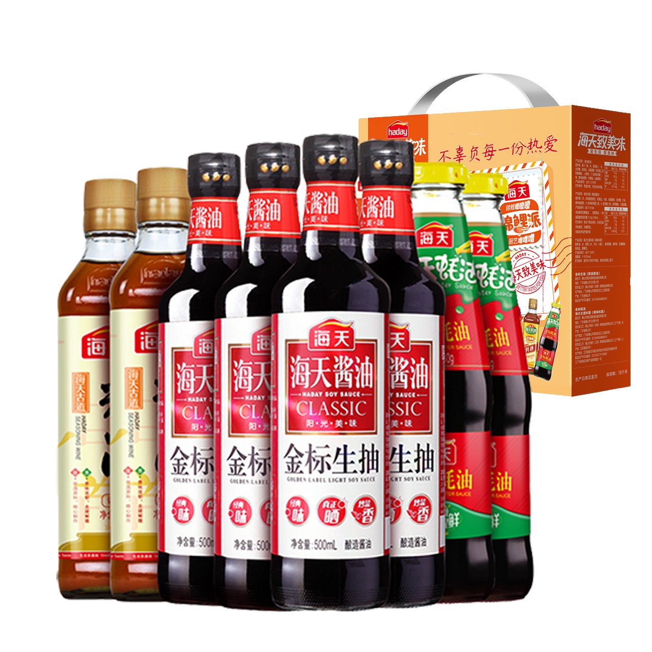 海天 醬油錦鯉派禮盒4支*2盒