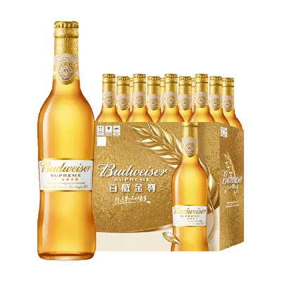 88vip、百威金尊啤酒500ml×12瓶