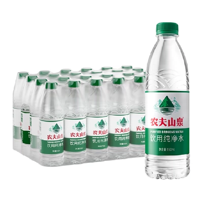 88VIP: 農夫山泉飲用純凈水550ml×24瓶