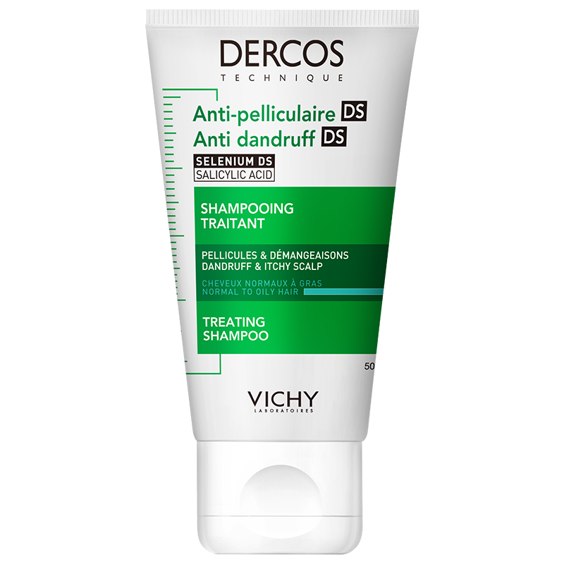 plus會員換購：薇姿（VICHY）DERCOS綠標去屑清爽洗發水50ml