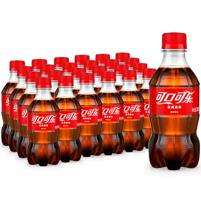 可口可樂汽水碳酸飲料300ml*24罐