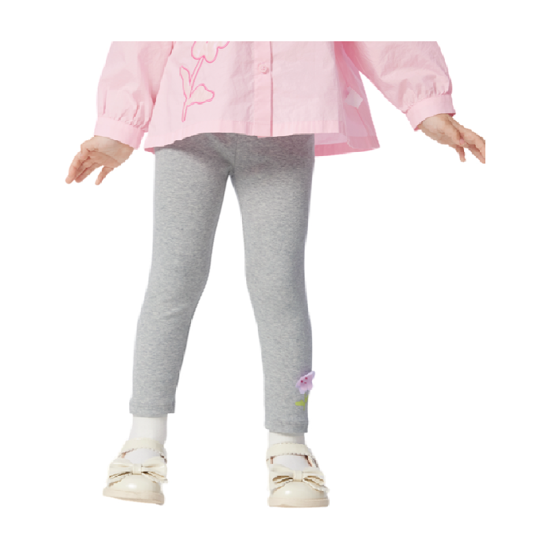 巴拉巴拉 兒童褲子2024年女童長褲春秋小童寶寶童裝簡約日常潮