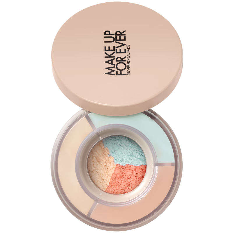 PLUS會員、百億補貼：MAKE UP FOR EVER 玫珂菲 清晰無痕光盈定妝蜜粉 #2.0水晶甜桃 8g