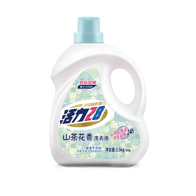需首購：活力28 山茶花洗衣液 瓶裝 深層潔凈3.6kg