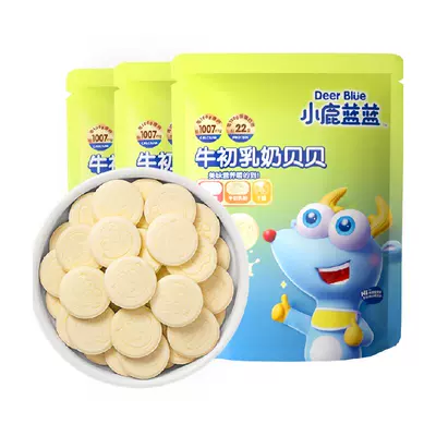 小鹿藍(lán)藍(lán)奶貝兒童零食60g×3袋