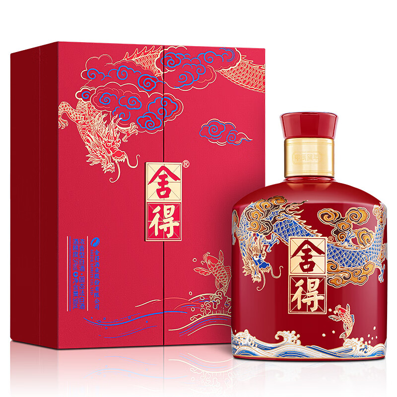 88VIP會員：舍得 沱牌 龍年生肖紀念酒 54度濃香型白酒 500mL 1瓶 單瓶禮盒裝