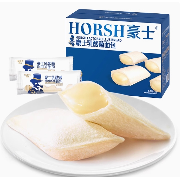 豪士 乳酸菌酸奶口袋面包420g