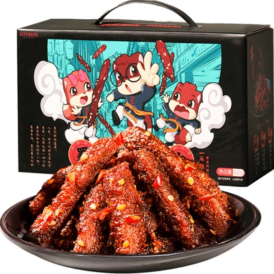 88VIP、需福袋：三只松鼠 麻辣味蜀香牛肉 420g