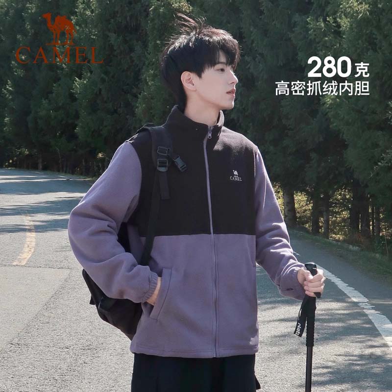 CAMEL 駱駝 城市戶外 男款沖鋒衣 AD12263514X