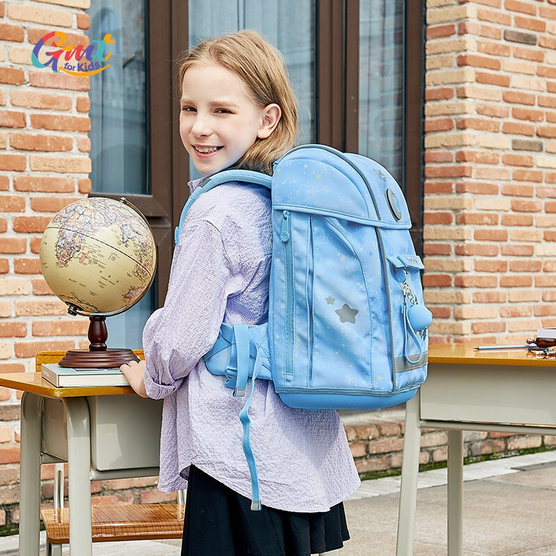 專利護脊：Gmt for kids 兒童護脊背包不倒翁書包 1-4年級 冰雪奇境 22L